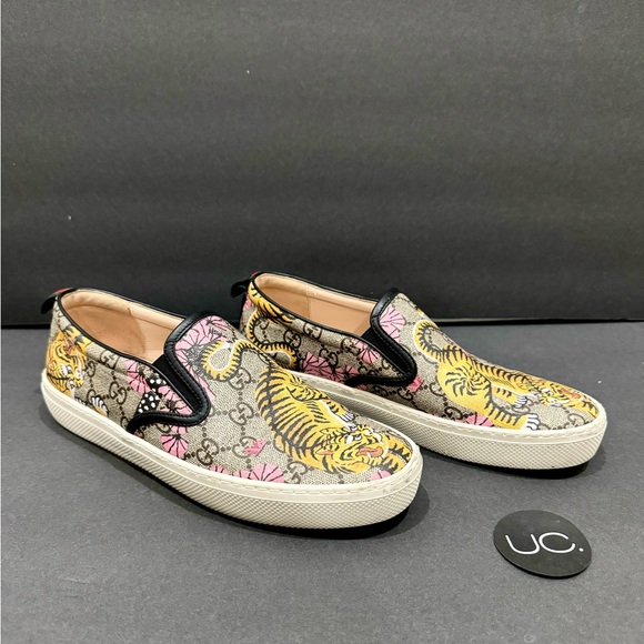 Gucci Dublin Bengal Tiger Slip On Shoes, Size 39 - Picture 5 of 9